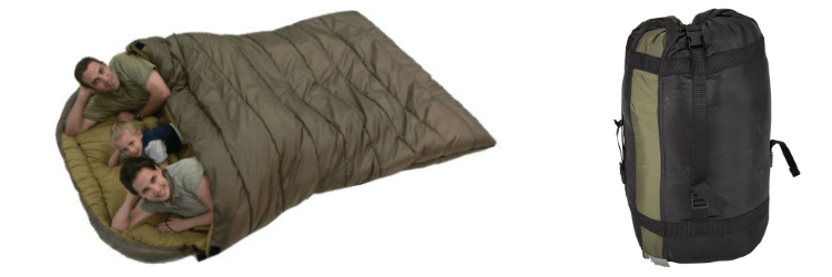 Teton Sports Mammoth 0° F Queen Size Sleeping Bag