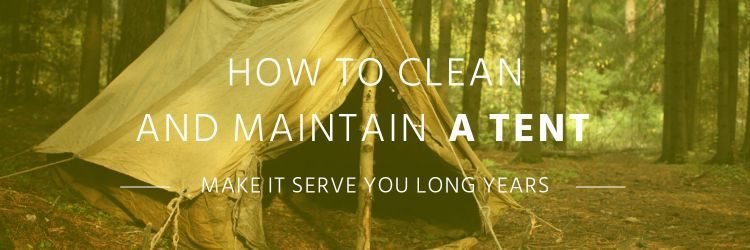 How to Clean and Maintain a Tent
