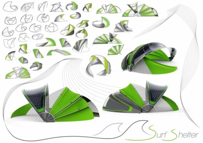 Surf Shelter Solar Powered Tent