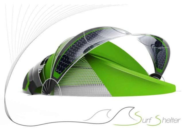 Surf Shelter Solar Powered Tent