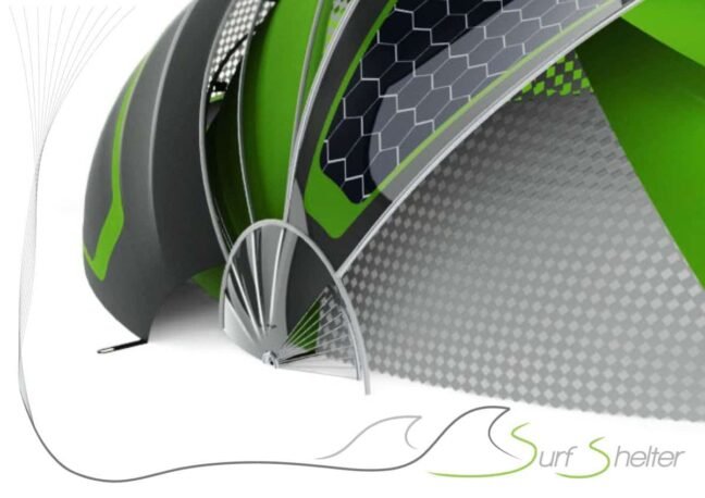 Surf Shelter Solar Powered Tent